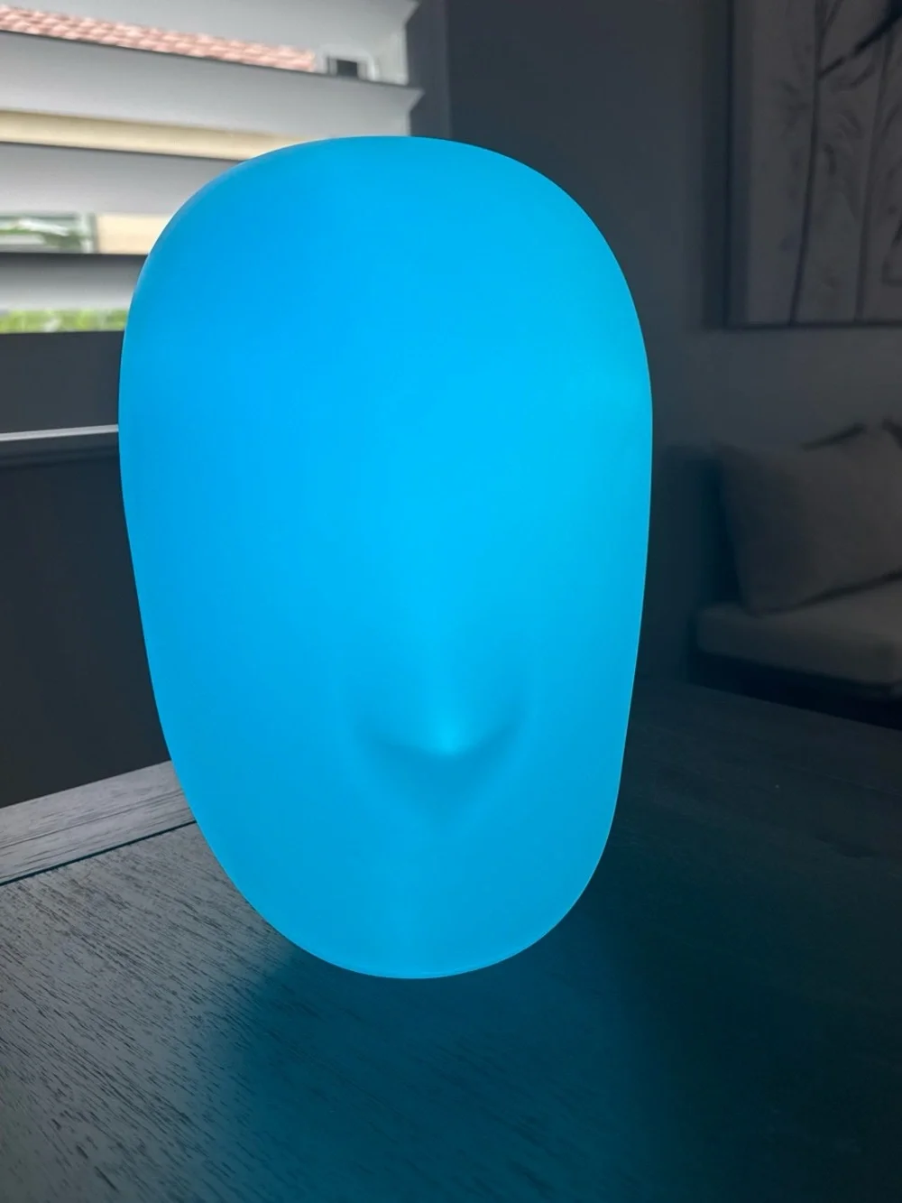 IKEA White Frosted LED Color Changing Lamp